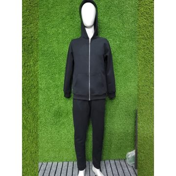 Zipper Blank Fleece Tracksuit